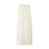 Navigare Women's Old Money Style Linen Wide-Leg Trousers
