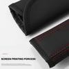 AJW1 2025 Top Leather Seat Belt Shoulder Strap Covers Protector Pad For Ford VINGRLE Logo Protector Pad Universal Auto Accessories