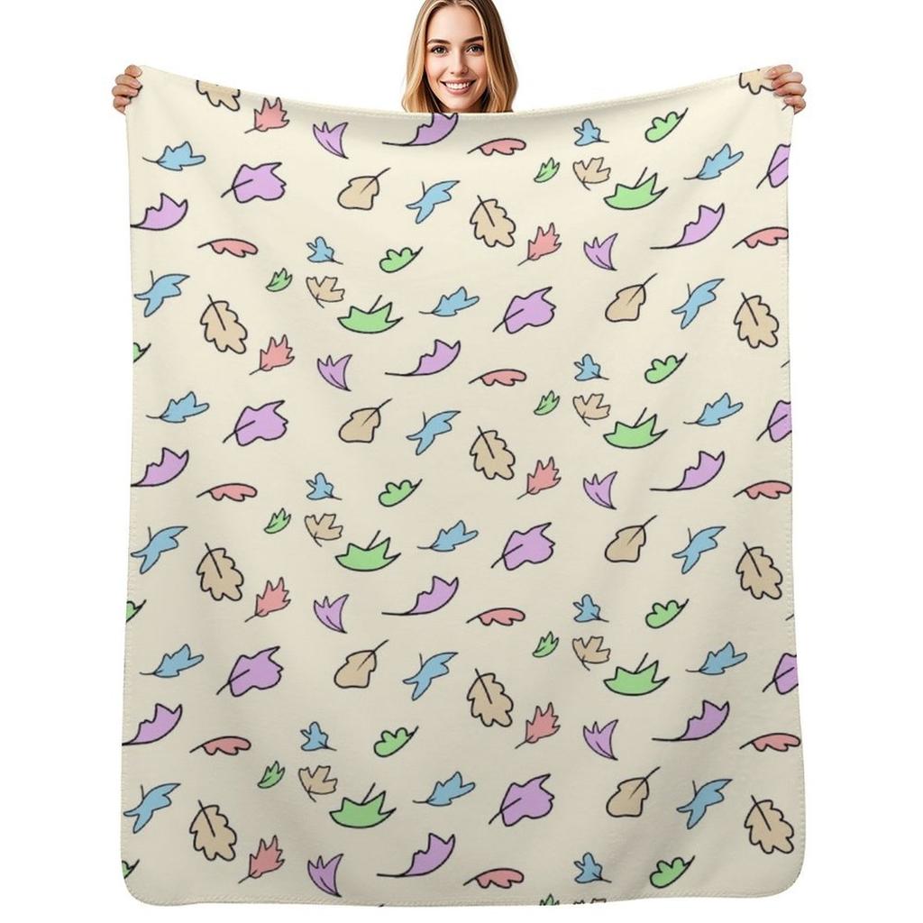 Heartstopper Leaves Throw Blanket Soft Solid Color Blanket for Couch Bed