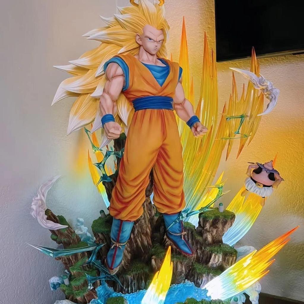 Фигурка Гоку Супер Сайян 3 из Dragon Ball - Какарот Аниме Модель Украшение 2D Игрушка