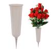 Reusable Cemetery Vases Memorial Flower Holders with Spikes Tomb Memorial Decoration Cone Vases for Floral Arrangements Memorial Day Cemetery Graves