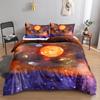 Комплект постельного белья для дома, комплект постельного белья со звездой астронавтом, пододеяльник, наволочка, простыня/двойной король, 2/3 предмета, украшение для спальни