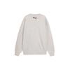 Puma Logo Printed Knit Sports Crewneck Pullover American Vintage Sweatshirt Unisex Sweatshirt Gray 675024-04