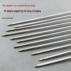Danle Stainless Steel BBQ Skewers with Colored Plastic Handles