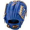 ZETT Youth Soft Steer Baseball R Brown Size BJGB74550F Glove, All-Around, Blue/P (2532), LL,