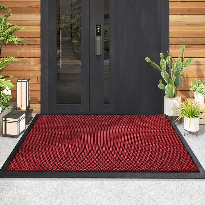 Boneng Villa High-End Entrance Mat, Doorway Foot Mat, Indoor And Outdoor Carpet, Entrance Door Mat, Red, 80x120cm