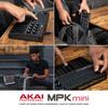 Akai Professional Akai Pro MIDI клавиатура 25 клавиш USB Velocity совместимая 8 пэдов программное обеспечение для создания музыки MPK mini mk3 черный