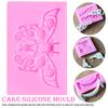 Кружевная рельефная форма, силиконовая форма для помадки, торта, абразив для выпечки своими руками