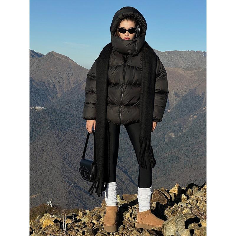 Tooxika Parker Cotton Jacket Women's Winter Warm Versatile Loose Cotton Jacket Thickened Coat