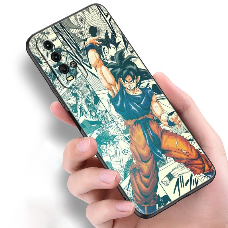Силиконовый чехол для телефона Anime Son Goku Ultra Instinct для Xiaomi Redmi Note 10 10T 10S 9S 8T 9 8 7 Pro Max 9A 9C 9T черный мягкий чехол