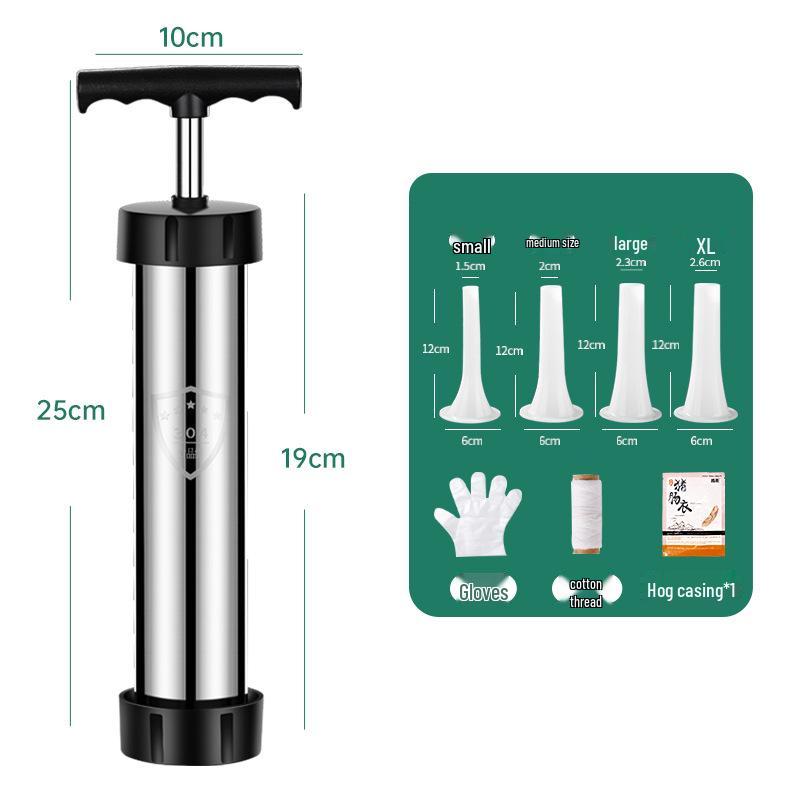 Ручной толкатель для набивки колбас, инжектор для домашних хот-догов