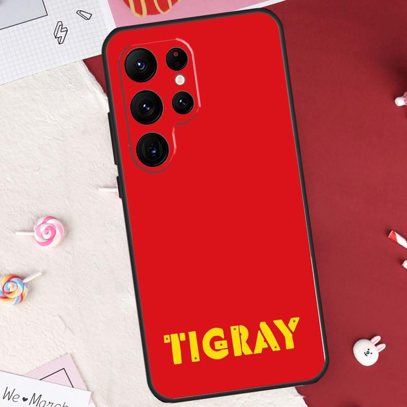 Tigray Flag Theme Case For Samsung Galaxy S26 Ultra S23 S22 S21 S20 S24 S25 Ultra S10 Plus S25 FE Cover Shell