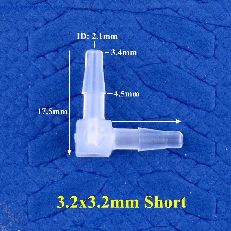 10 шт. 4~25 мм полипропиленовые угловые соединители, фитинги для аквариума, воздушный насос, аэратор, 90-градусное колено, садовое орошение, медицинские шланговые соединения