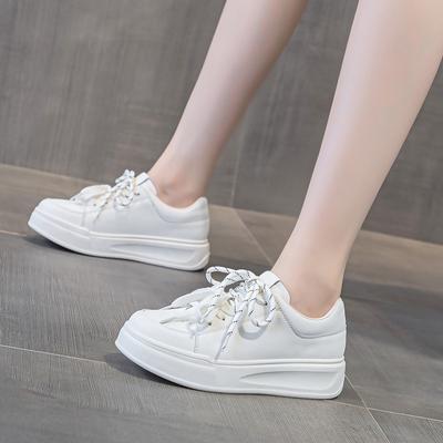 Туфли из толстой кожи белого цвета, спортивная повседневная обувь для сёрфинга, женская обувь в стиле ретро