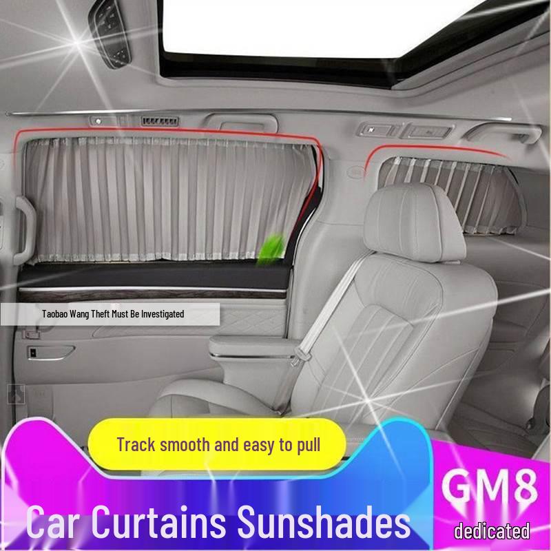 GAC Trumpchi GM8 Privacy Side Curtains Sunshades for M8 Car Interior Modification