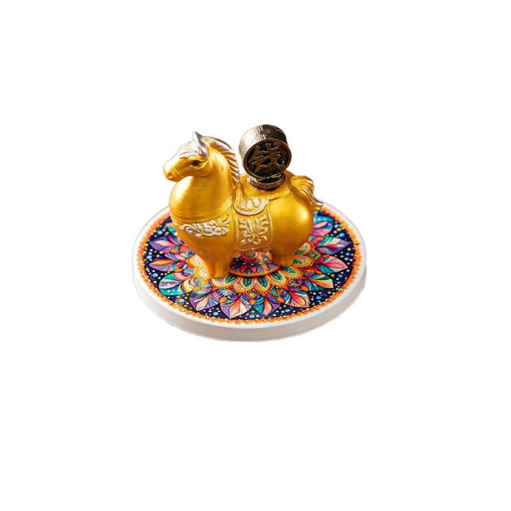 Подставка для благовоний в форме пони, Забавная подставка для благовоний, Мультяшный зодиакальный пони, Подставка для благовоний, Орнамент