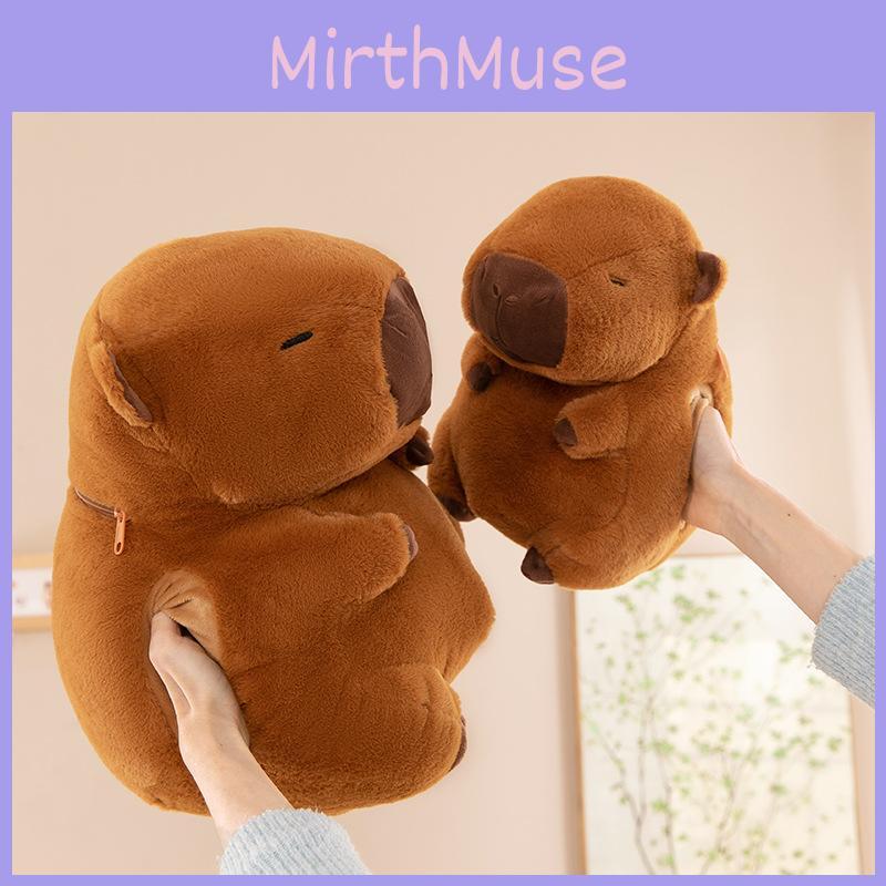 Adorable Capybara Hand Warmer Plush Pillow Soft Toy For Winter Cuddling And Comfort