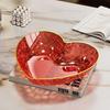 Блюдо для фруктов для питомцев в форме сердца, бытовое блюдо для фруктов, чайный столик в гостиной, нулевая еда, блюдо для сухофруктов, хранение конфет