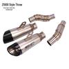 Compatible Exhaust Pipe for Kawasaki Ninja Z1000/Z1000SX (Years 2007-2020)