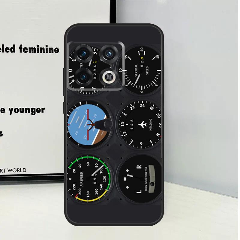 AIRCRAFT COCKPIT DASHBOARD For OnePlus Nord 5 CE 2 3 4 Lite N20 N30 Case For OnePlus 15 13 12 11 10 Pro 10T 13T 13R 15R