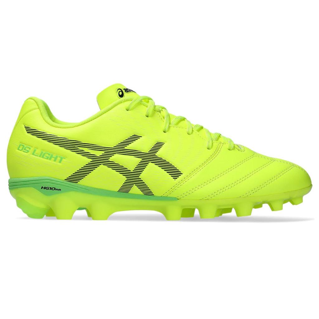 Asics DS LIGHT JR GS 1104A054 Soccer Size 750 Size 2E Shoes, Unisex, (Safety Yellow/Black), 24.0 Cm,