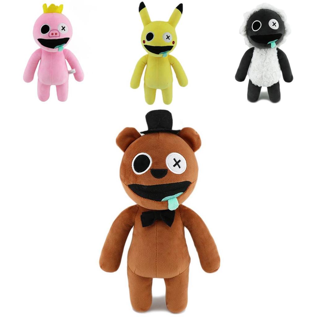 Rainbow Friends Chapter 2 Plush Toy Collection- Featuring Demon Vampire Piggy Omega Cyclops Friends