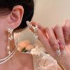 Серьги-бабочки асимметричные в стиле легкой роскоши и с передовым ощущением моды для женщин