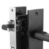 Алюминиевый замок для двери спальни Space Home Security Bedroom Handle Lock с ключами Screw Black