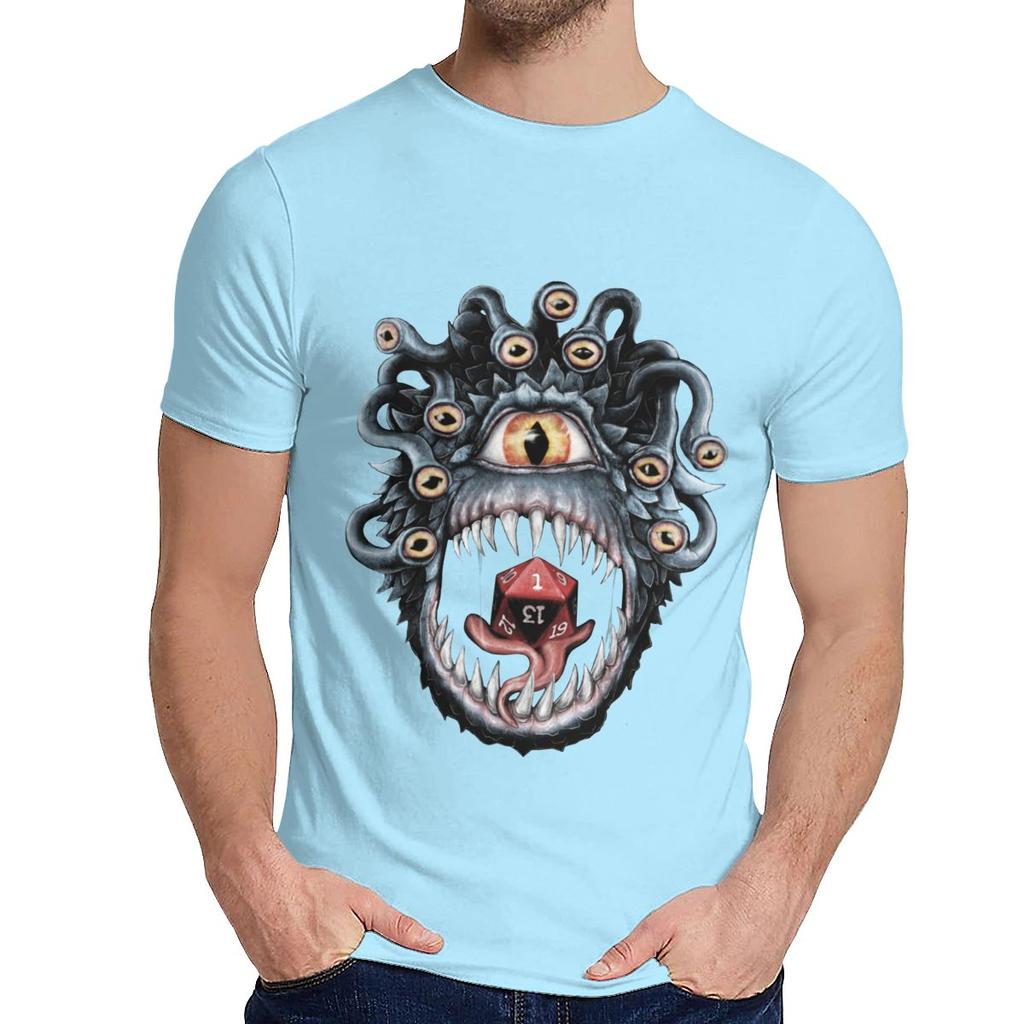 Unisex T Shirt In The Beholder D20 Men T Shirt Dice Critical Comfortable Sale