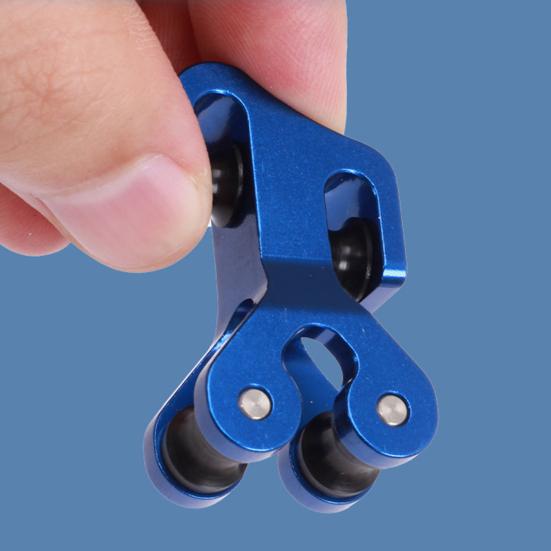 Разделитель ползунка для тетивы Композитный разделитель тетивы из алюминиевого сплава Трос для стрельбы из лука Слайд-ролик Замена скольжения