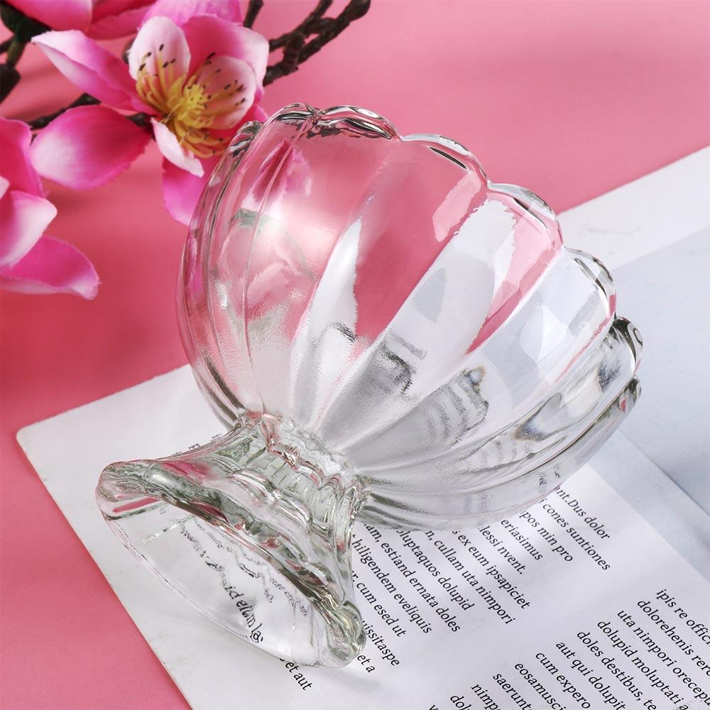 Миска для мороженого в форме цветка, прозрачные стаканчики для пудинга, салатница, коктейльный бокал для холодного напитка