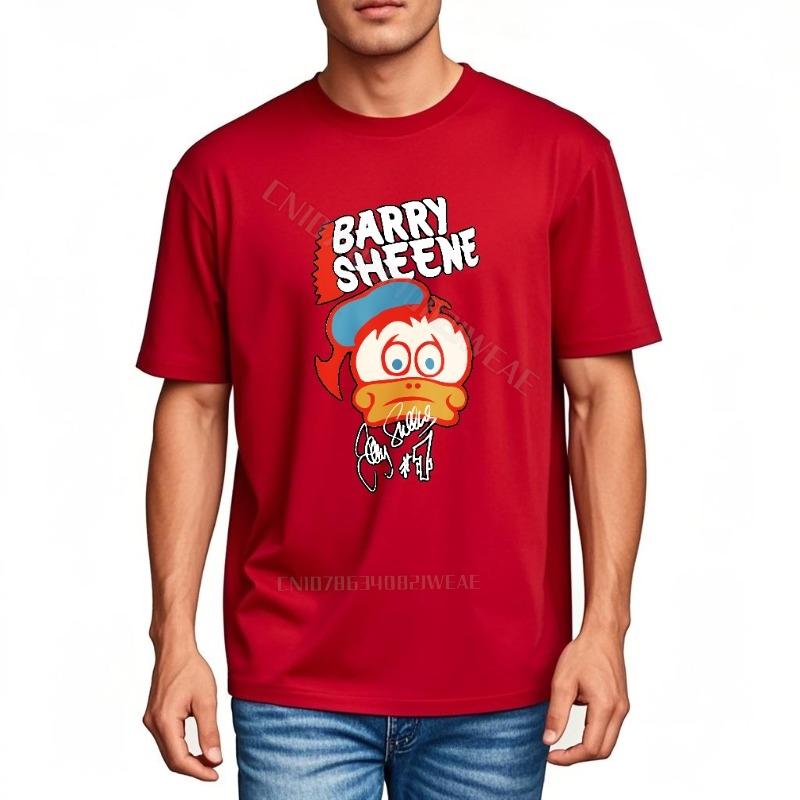 Summer top Graphic Workout Tshirt Barry Sheene Cartoon Face Design Comfortable Classic Tshirt Classic Quick Dry T Shirt Breat