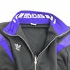 Мужской спортивный костюм Descente adidas 90-х годов M 165 см Черный Фиолетовый Логотип Трилистника(ИСПОЛЬЗОВАЛ)