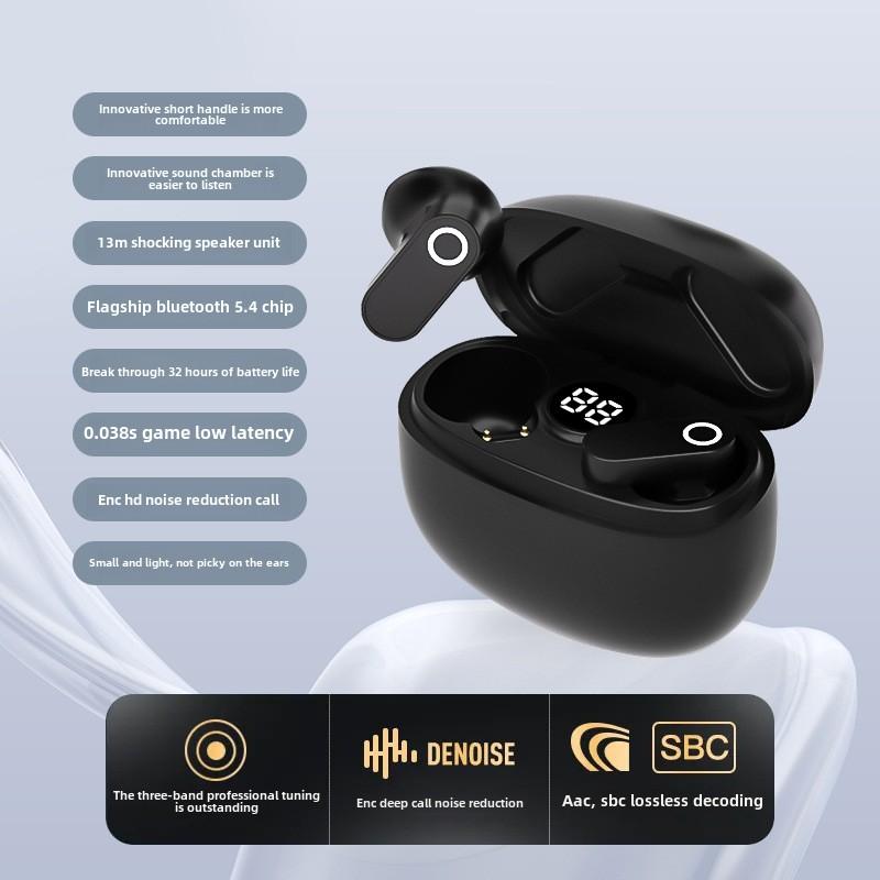 Новая беспроводная Bluetooth-гарнитура S619 — это по-настоящему беспроводные внутриканальные наушники с шумоподавлением для девушек, обеспечивающие сверхдолгую службу и высокое качество звука.