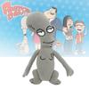 25cm American Dad Plush Toys Cartoon Alien Plushie Figure Kawaii Stuffed Animal Dolls Sofa Bed Decoration Pillow Christmas Gifts