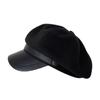 Cotton Painter Octagonal Cap Breathable Newsboy Hats Adjustable Beret Hat  for Women