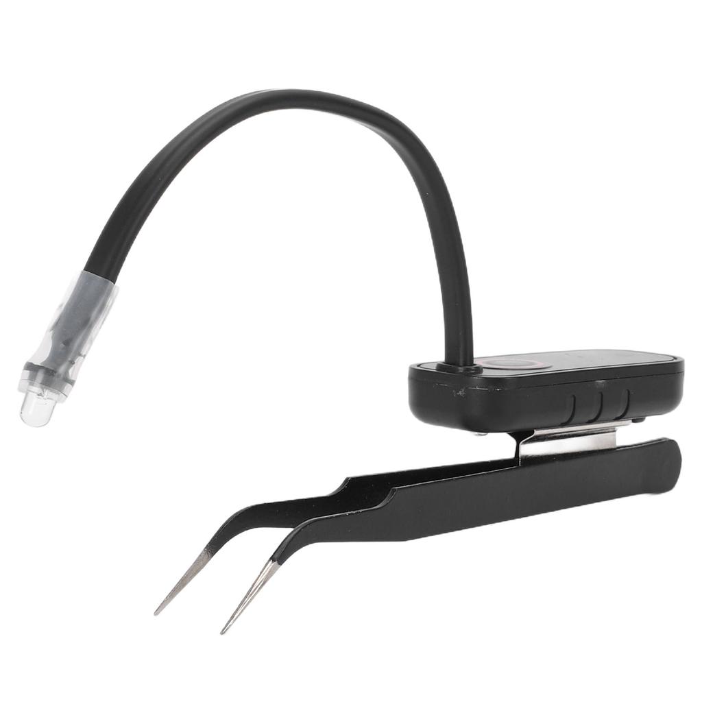 Eyelash Grafting Tweezers Light Lightweight LED Glue Curing Eyelash Extension Light with Tweezers for Beauty Salon