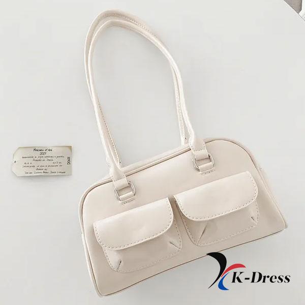 Кожаная сумка через плечо Oil с двумя карманами (4 цвета)