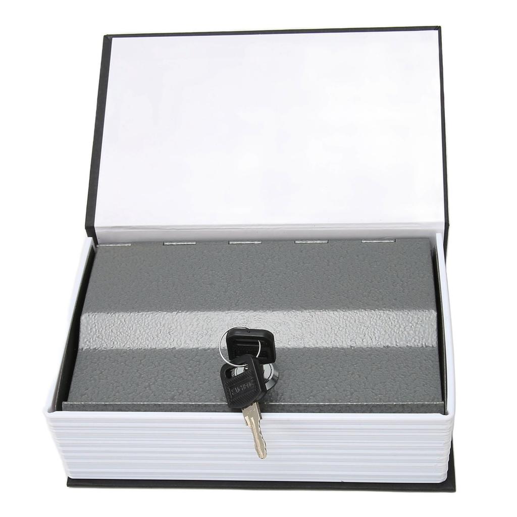 Сейф для хранения книг с ключами из нержавеющей стали, скрытый секретный чехол в форме книги для домашнего офиса и магазина