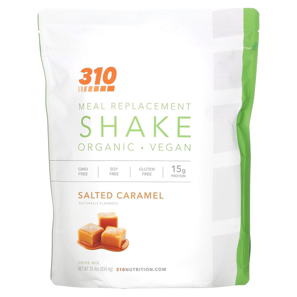310 Nutrition Meal Replacement Shake, Salted Caramel, 29.4 Oz (834.4 G)