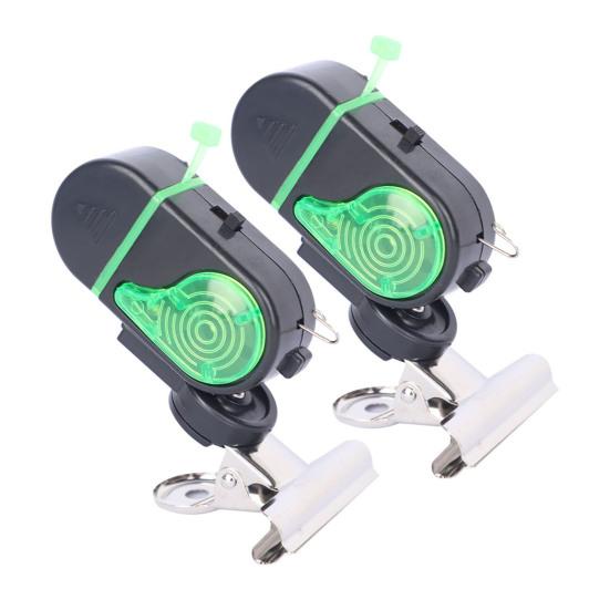 2 шт. Сигнальная лампа поклевки с зажимом для ночной рыбалки