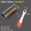 Triangle Head Screwdriver Bit Set Magnetic 1/4" Hex S2 Steel Security Triangular Screw Driver Bits Ratchet Wrench Hand Tools