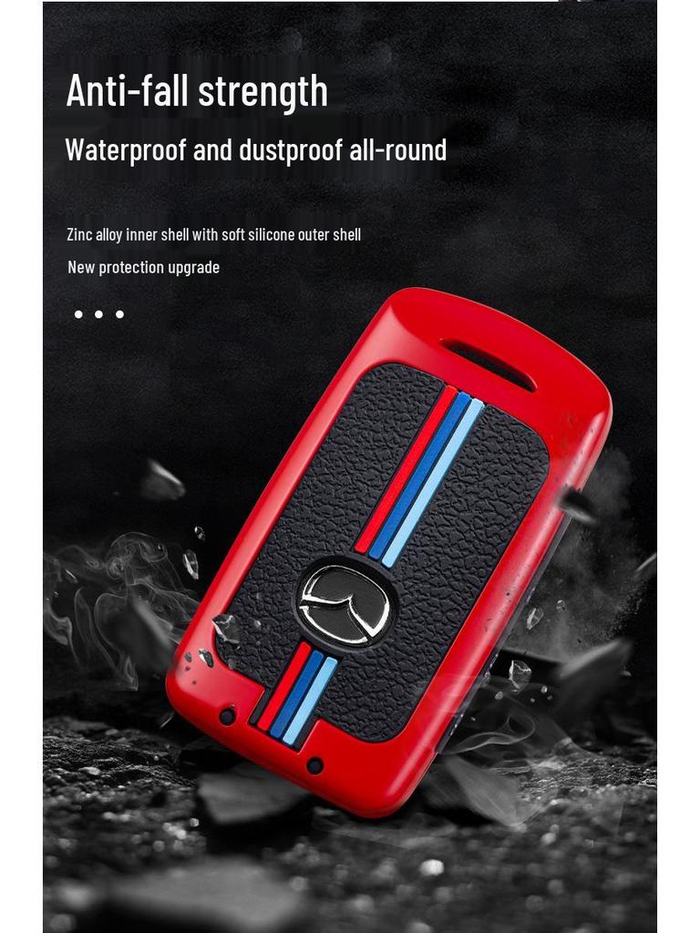 Совместимый чехол для ключа для Mazda CX-5 2022 года, Mazda 3 следующего поколения, Axela и CX-30