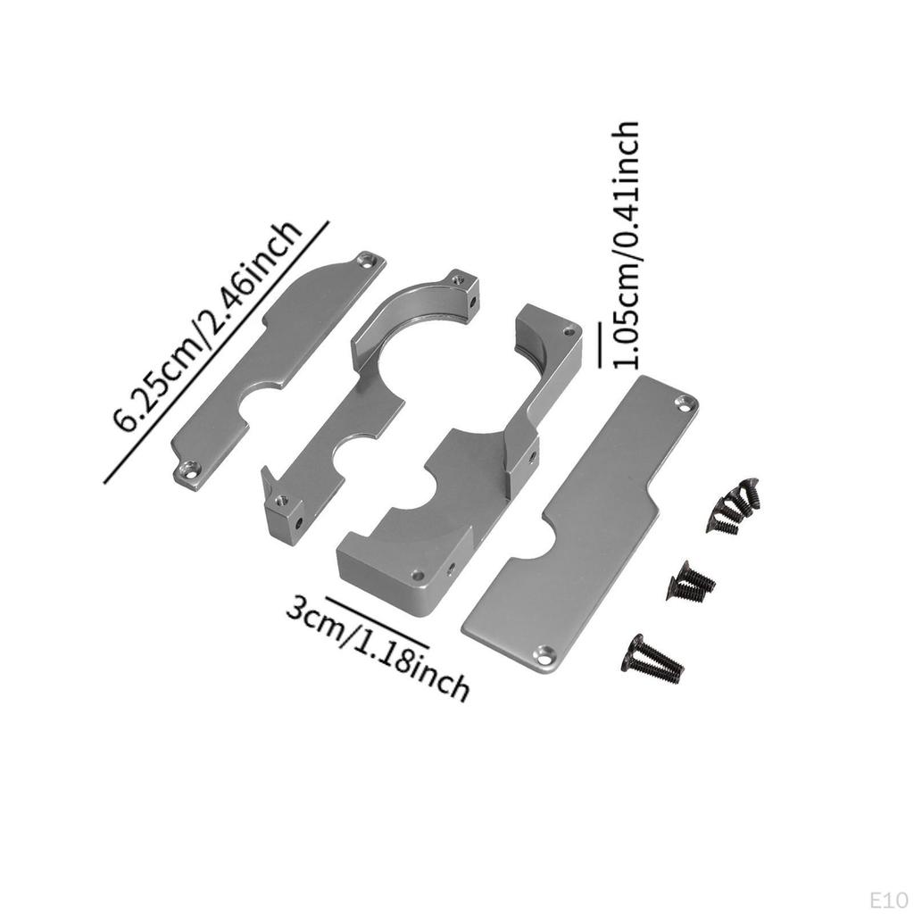 RC Car Gear Cover Alloy Shell DIY Accs Easy To Use Upgrade Part Accessory Parts Protector for