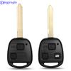 Jingyuqin With Rubber Pad Remote Car Key Shell Case For Toyota Yaris Carina Corolla Avensis Cover Toy47 Blade