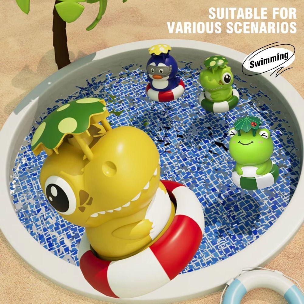 Dinosaur Design Sprinkler Toy Rotating Function Rotating Spray Water Play Water Toy Outdoor Use