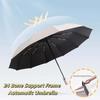 UV Protection Automatic Umbrella High-end Large Size Brolly Dual-use Folding Umbrella Travel