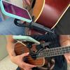 Magnetic Guitar Phone Holder Adjustable Clip Guitar Smartphone Mount for 6-8.8cm Thick Guitar Ukulele