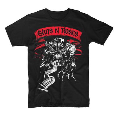 Guns N’ Roses Рок Метал Футболка Т-ширт МУЖСКАЯ ЖЕНСКАЯ Унисекс Футболка