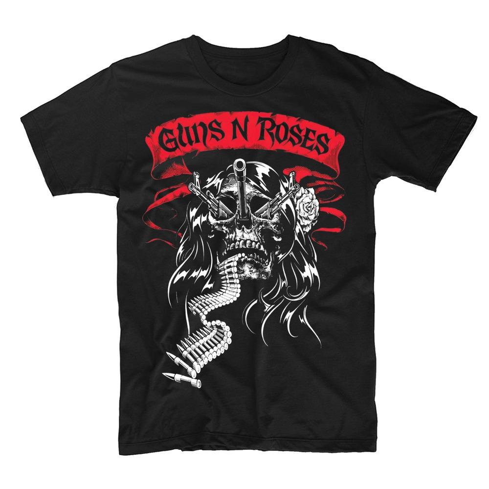 Guns N’ Roses Рок Метал Футболка Т-ширт МУЖСКАЯ ЖЕНСКАЯ Унисекс Футболка
